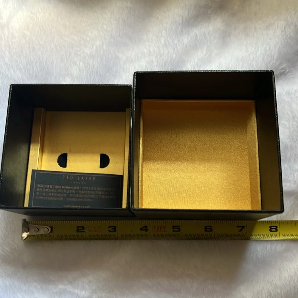 Ted Baker Empty Watch Jewelry Storage Protection Collectors Memorabilia Box
